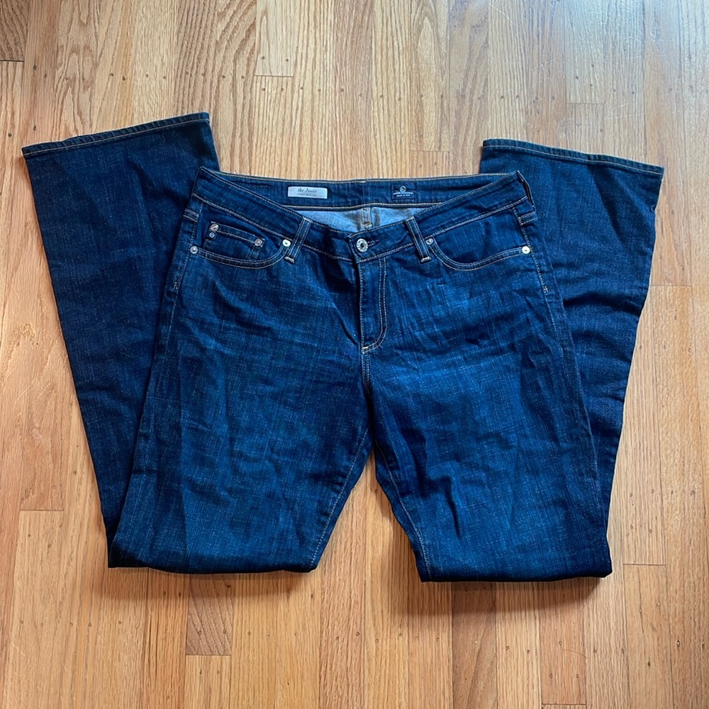 Dark denim by AG Adriano Goldschmied - the jessie curvy boot cut 32r